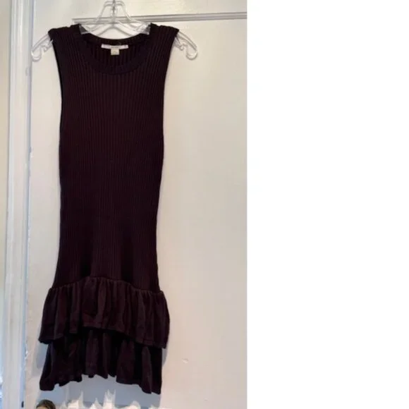 Urban Outfitters Kimchi Blue Katrina Drop Waist Sweater Mini Dress Minimalist - Picture 4 of 11